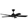 52" Craftmade Captivate Flat Black Indoor Ceiling Fan with Remote