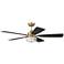 52" Craftmade Chandler Satin Brass LED Ceiling Fan with Smart Control