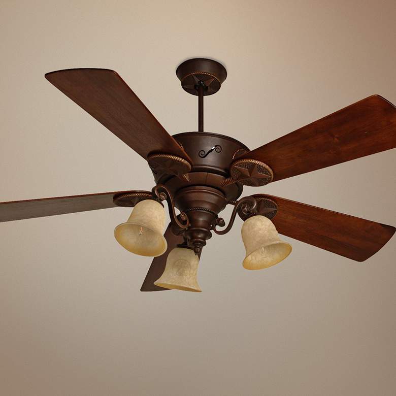 Image 1 52 inch Craftmade Chaparral Aged Bronze Ceiling Fan