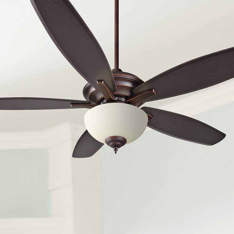 Image 1 52 inch Craftmade Copeland Oiled Bronze Gilded Ceiling Fan