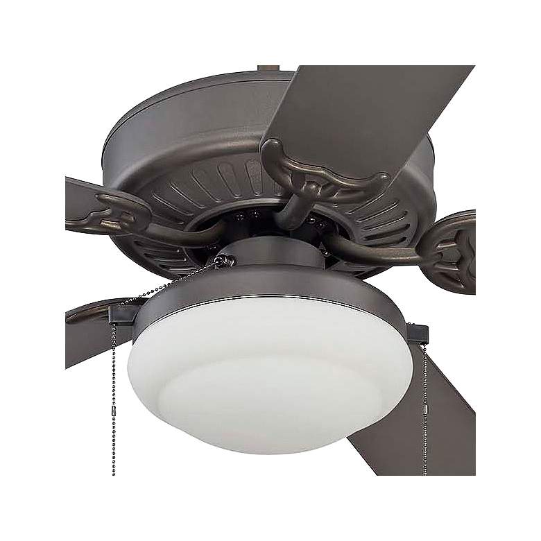 Image 3 52" Craftmade Enduro Espresso LED Outdoor Pull Chain Ceiling Fan more views