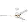 2_52" Craftmade Fuller White/Brass Indoor LED Wall Control Ceiling Fan