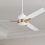1_52" Craftmade Fuller White/Brass Indoor LED Wall Control Ceiling Fan