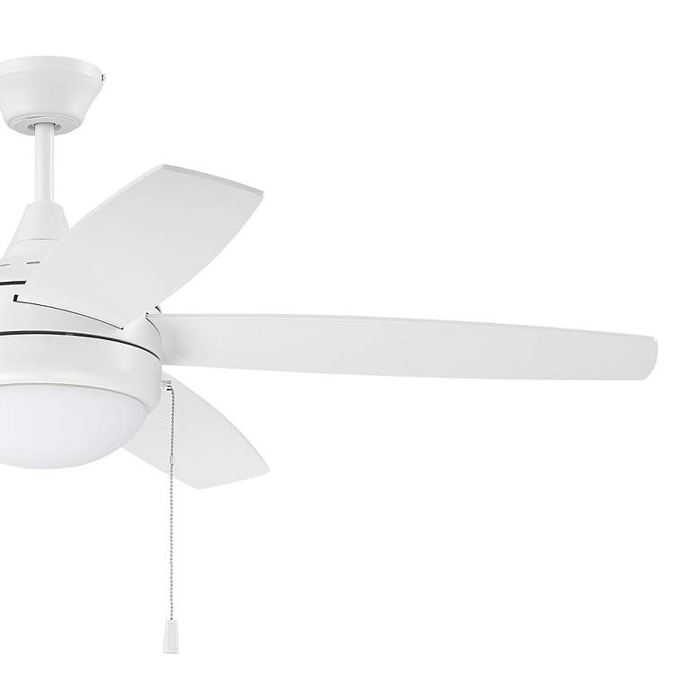 Image 3 52" Craftmade Phaze 5 White LED Ceiling Fan more views