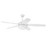 52" Craftmade Phaze II White LED Ceiling Fan