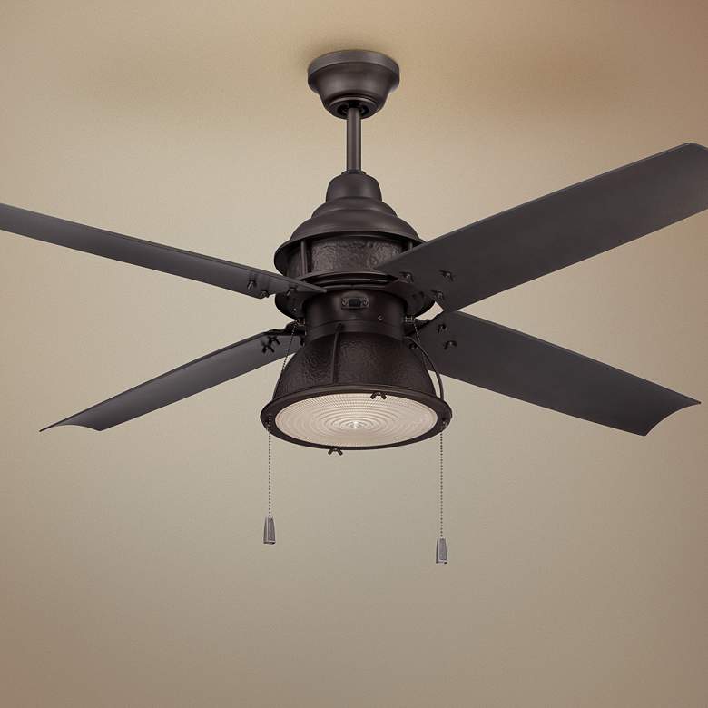 Image 1 52 inch Craftmade Port Arbor Espresso LED Outdoor Ceiling Fan