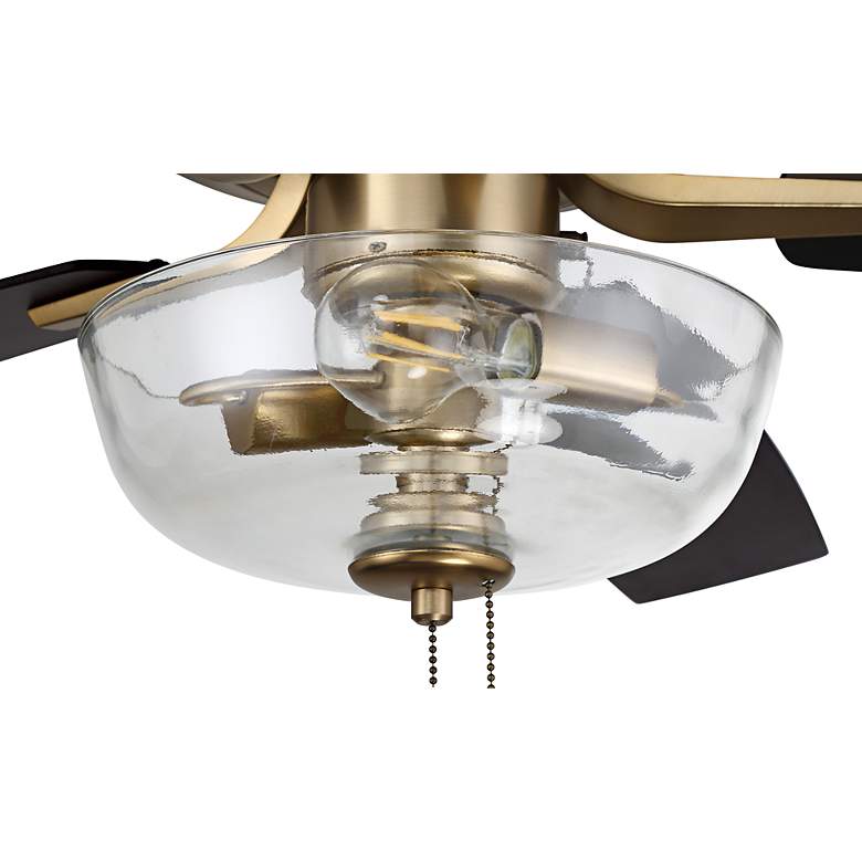Image 5 52" Craftmade Pro Plus Satin Brass Black LED Ceiling Fan more views