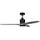 52" Craftmade Sonnet Flat Black and Greywood Smart LED Ceiling Fan