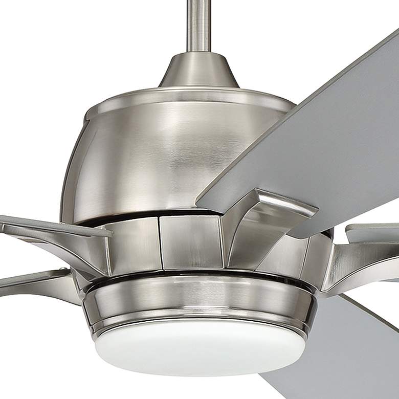 Image 3 52" Craftmade Stellar Brushed Nickel LED Ceiling Fan with Wall Control more views
