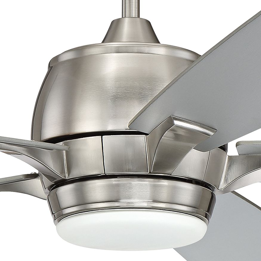 52" Craftmade Stellar Brushed Nickel LED Ceiling Fan 81M03 Lamps Plus