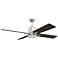 52" Craftmade Teana Brushed Nickel Modern LED Ceiling Fan with Remote