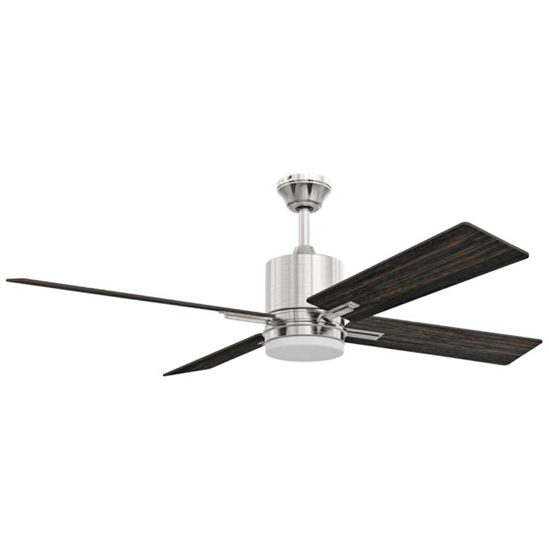 Image 2 52 inch Craftmade Teana Brushed Polished Nickel LED Fan with Wall Control