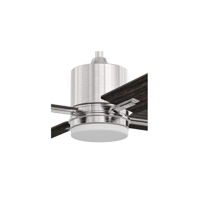 Image 3 52" Craftmade Teana Brushed Polished Nickel LED Fan with Wall Control more views