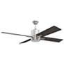 52" Craftmade Teana Brushed Polished Nickel LED Fan with Wall Control