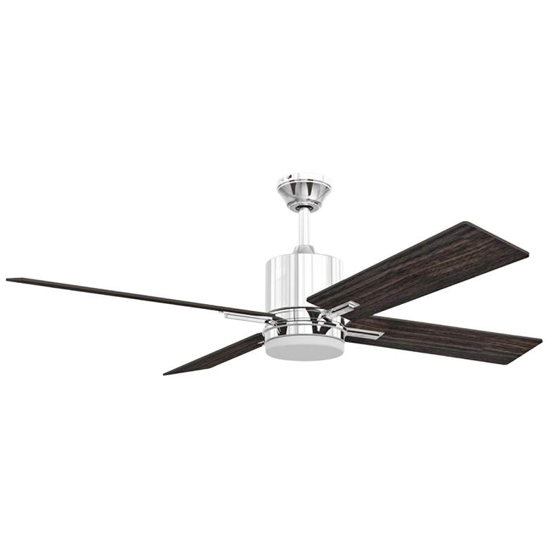 Image 2 52" Craftmade Teana Chrome LED Ceiling Fan with Wall Control