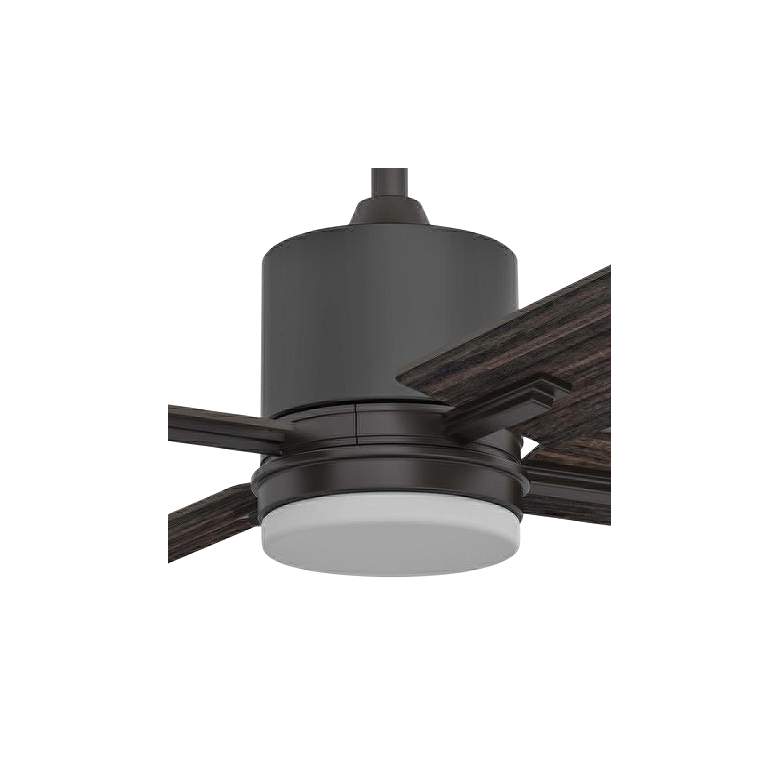 Image 3 52" Craftmade Teana Espresso LED Ceiling Fan with Wall Control more views
