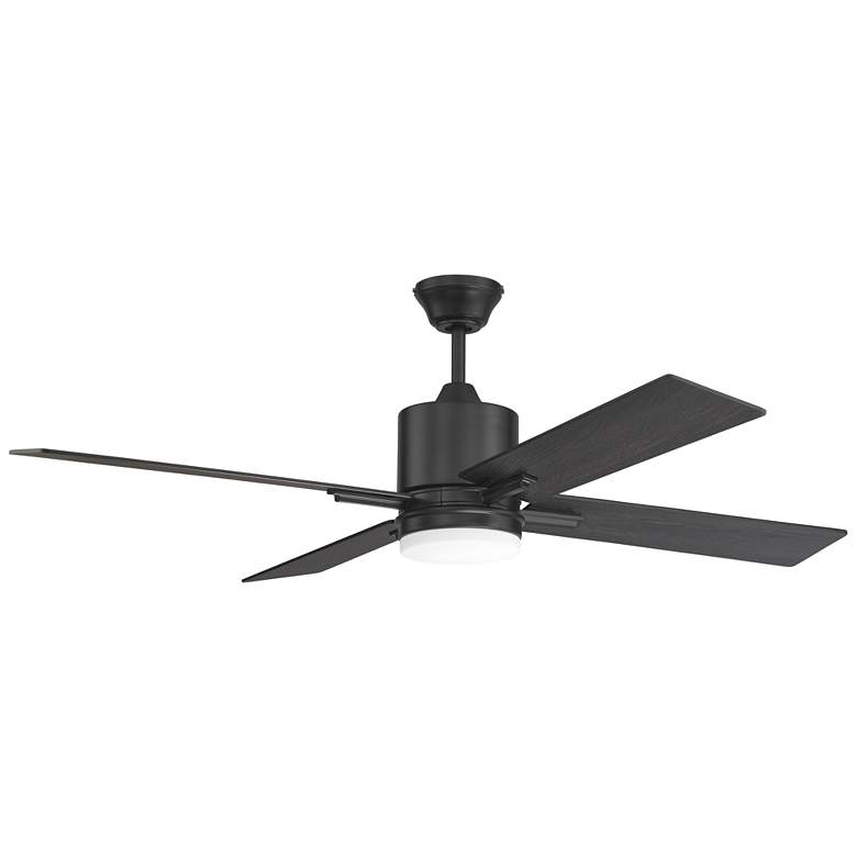 Image 1 52" Craftmade Teana Flat Black LED Ceiling Fan