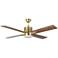 52" Craftmade Teana Satin Brass LED Ceiling Fan with Remote