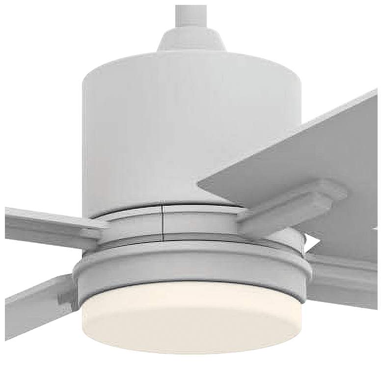 Image 3 52" Craftmade Teana White LED Ceiling Fan with Wall Control more views