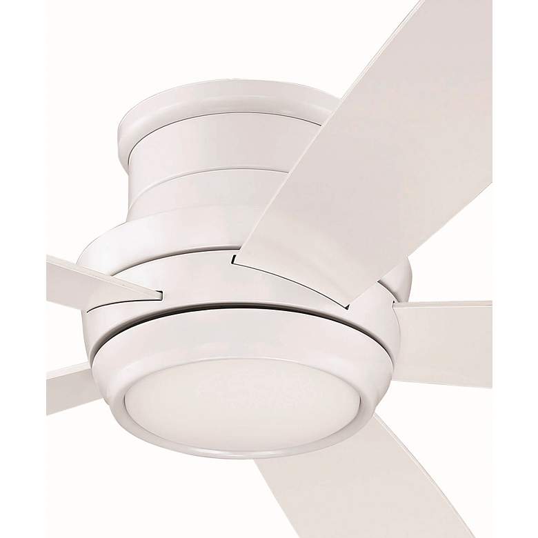 Image 3 52" Craftmade Tempo 5-Blade White Hugger Ceiling Fan more views
