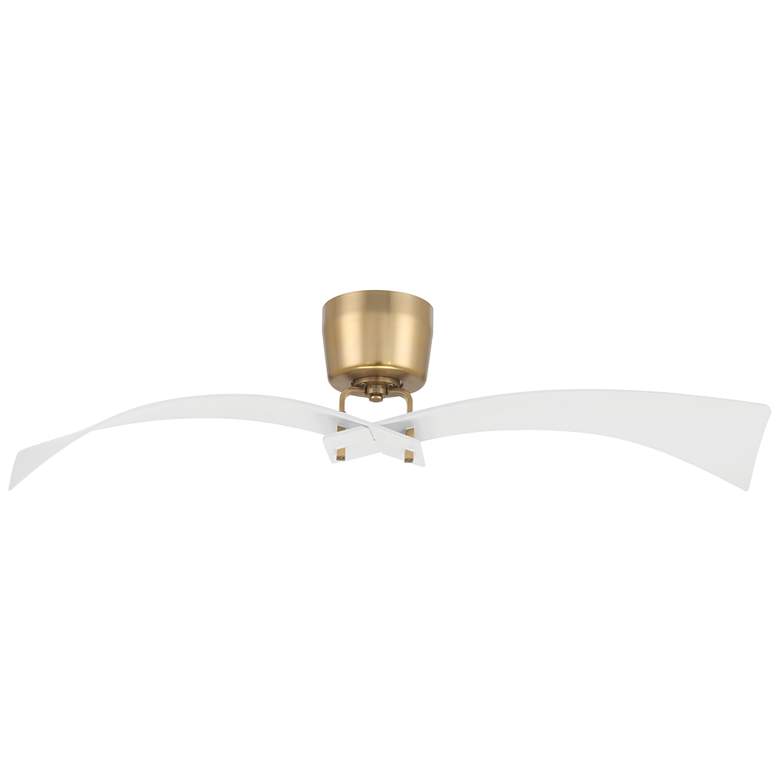 Image 1 52" Craftmade Tern 2-Blade Satin Brass Smart Hugger Ceiling Fan