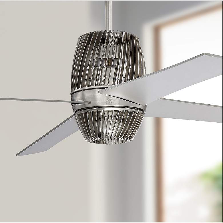 Image 1 52 inch Craftmade Torbeau Brushed Nickel LED Ceiling Fan