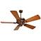 52" Craftmade Woodward Vintage Madera Ceiling Fan