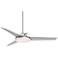 52" Cyber™ Brushed Nickel Modern Ceiling Fan with Remote