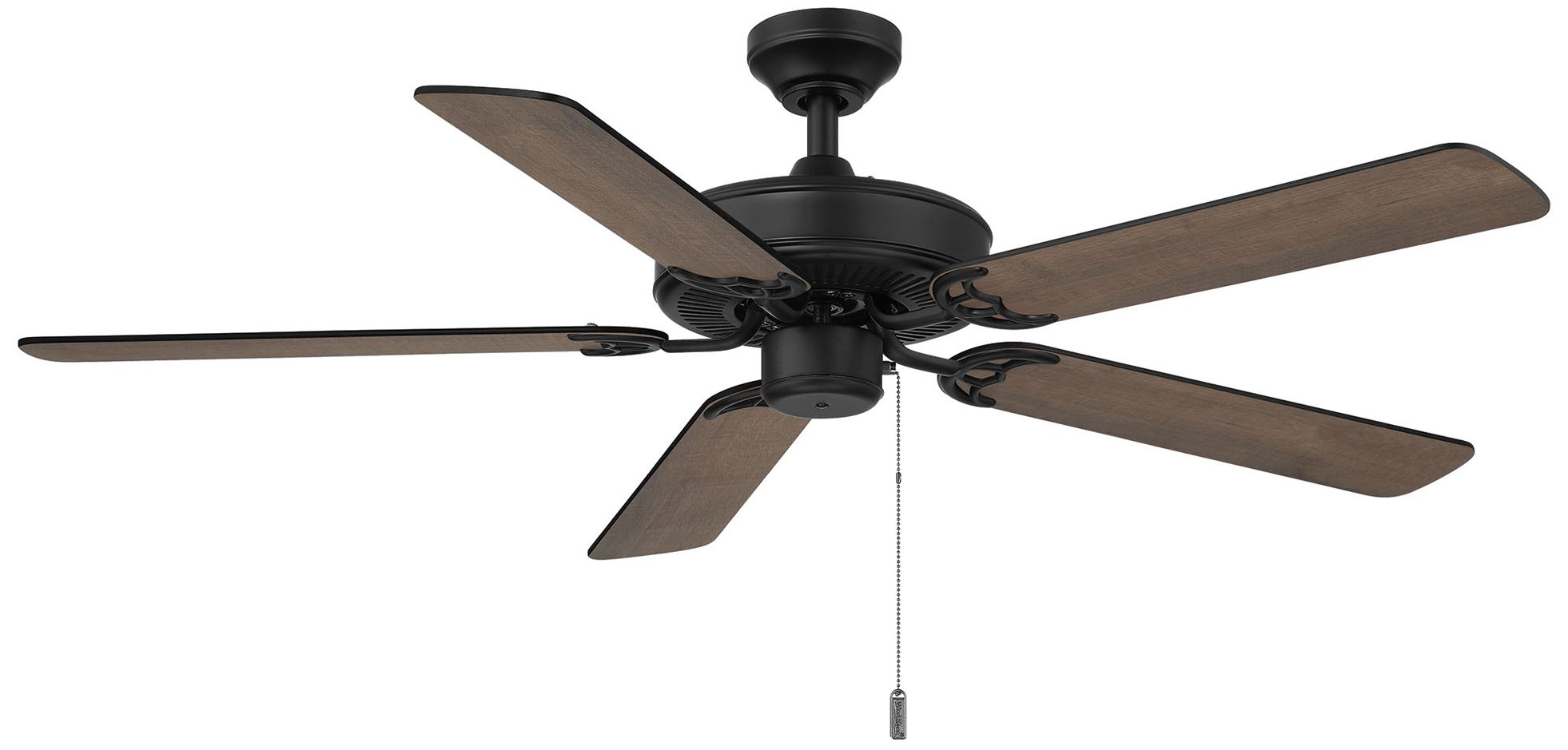 52" Dalton Matte Black Ceiling Fan