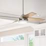 1_52" Dempsey Brushed Nickel w/ Light Gray Oak LED Ceiling Fan