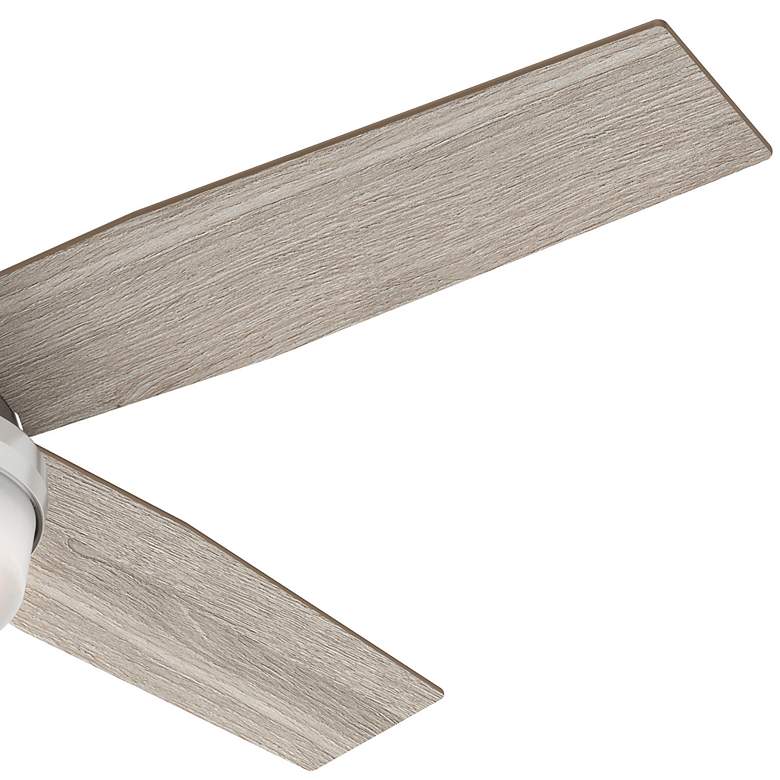 Image 7 52" Dempsey Brushed Nickel w/ Light Gray Oak LED Ceiling Fan more views