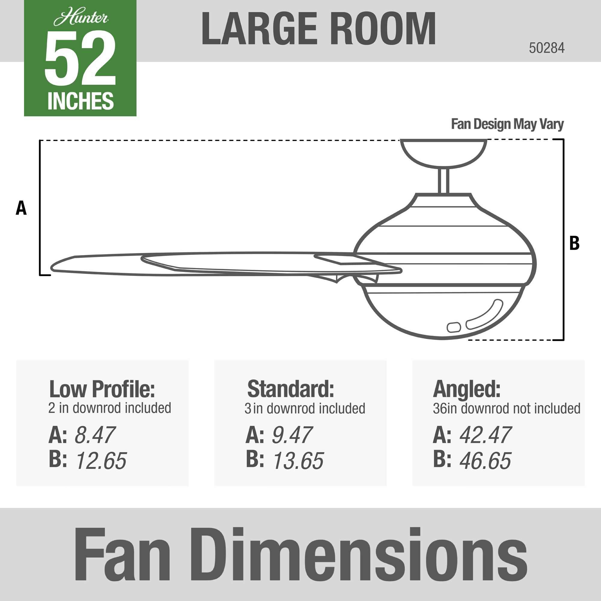 52" Dempsey Brushed Nickel w/ Light Gray Oak LED Ceiling Fan