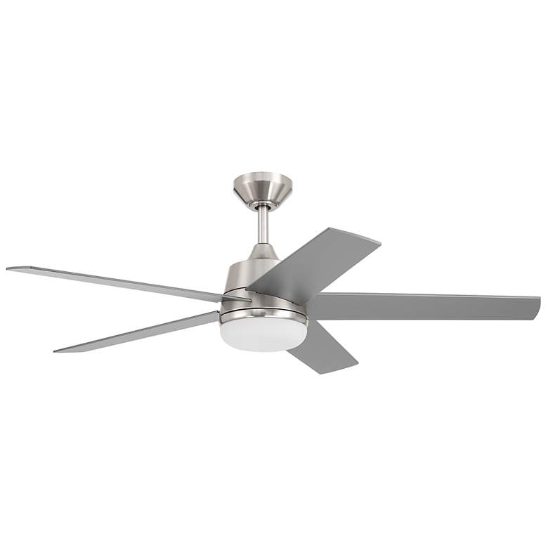 Image 2 52" Designers Astrea LED Brushed Nickel LED Smart Ceiling Fan