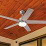 1_52" Designers Astrea LED Brushed Nickel LED Smart Ceiling Fan