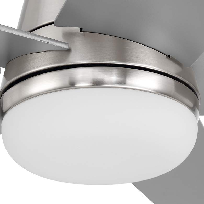 Image 3 52" Designers Astrea LED Brushed Nickel LED Smart Ceiling Fan more views