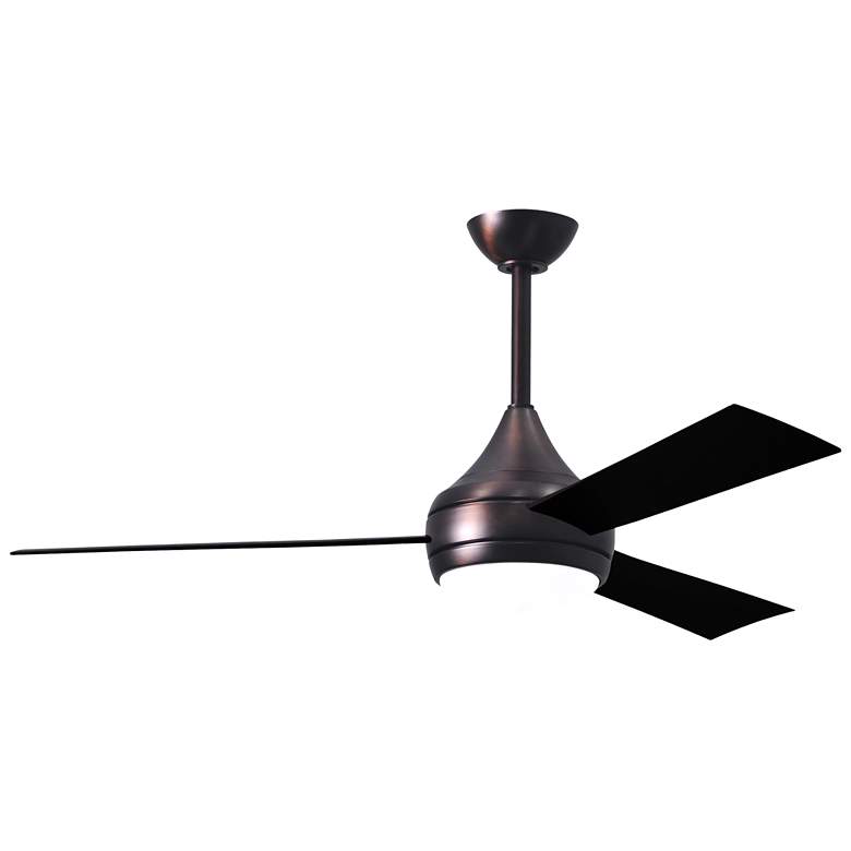 Image 1 52" Donaire Brushed Bronze and Matte Black LED Ceiling Fan