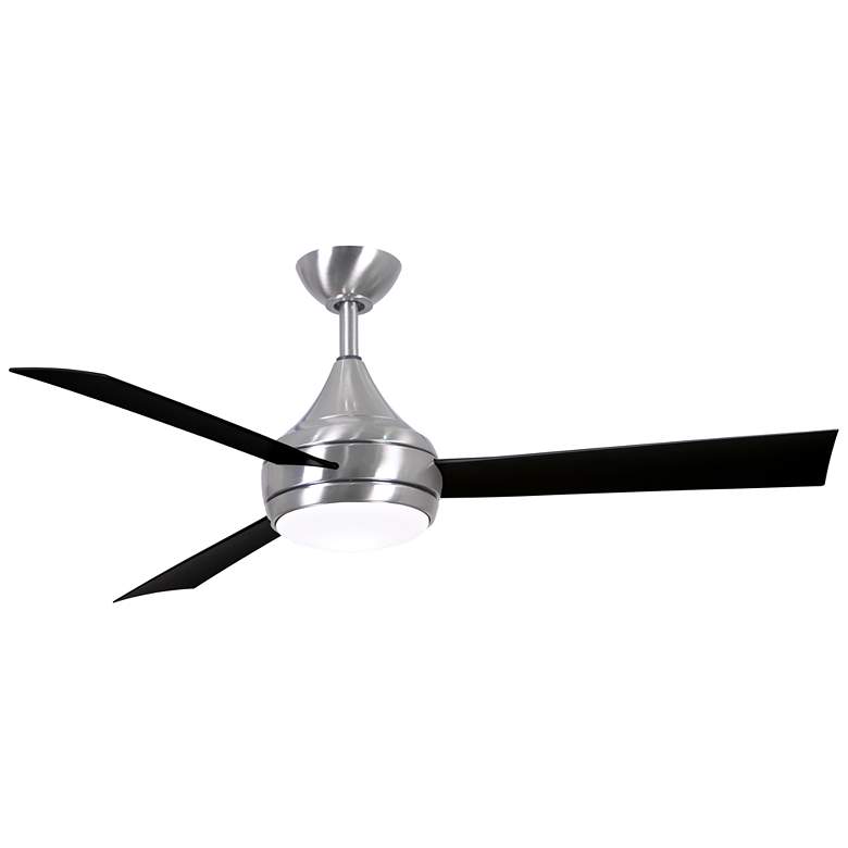 Image 1 52" Donaire Brushed Stainless and Black LED Ceiling Fan