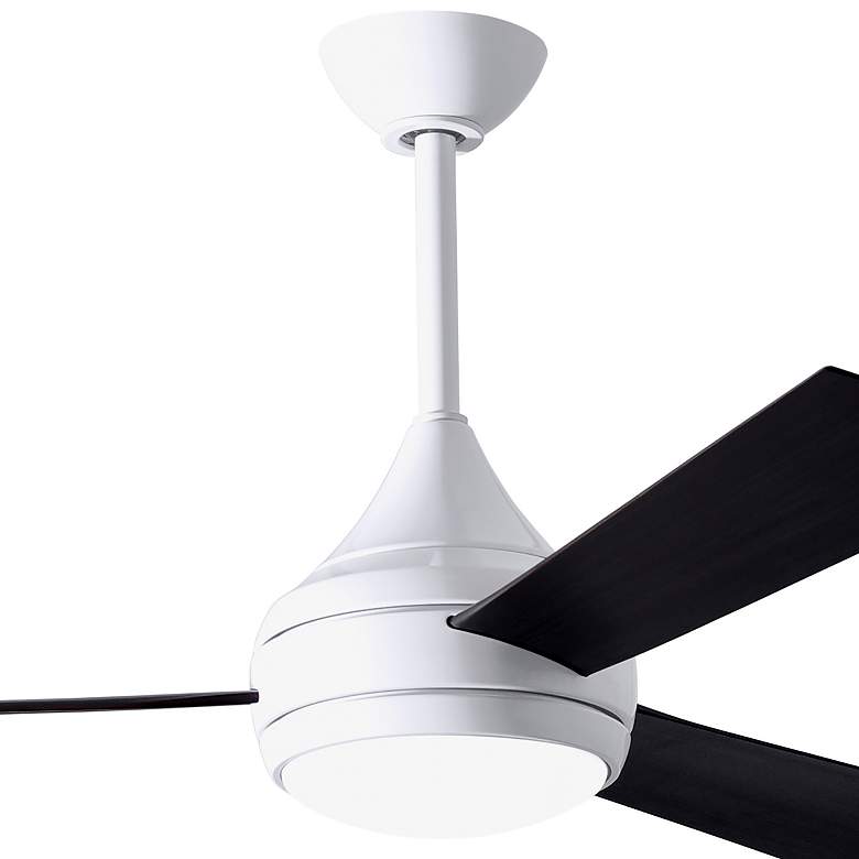 Image 3 52" Donaire Gloss White and Matte Black LED Ceiling Fan more views