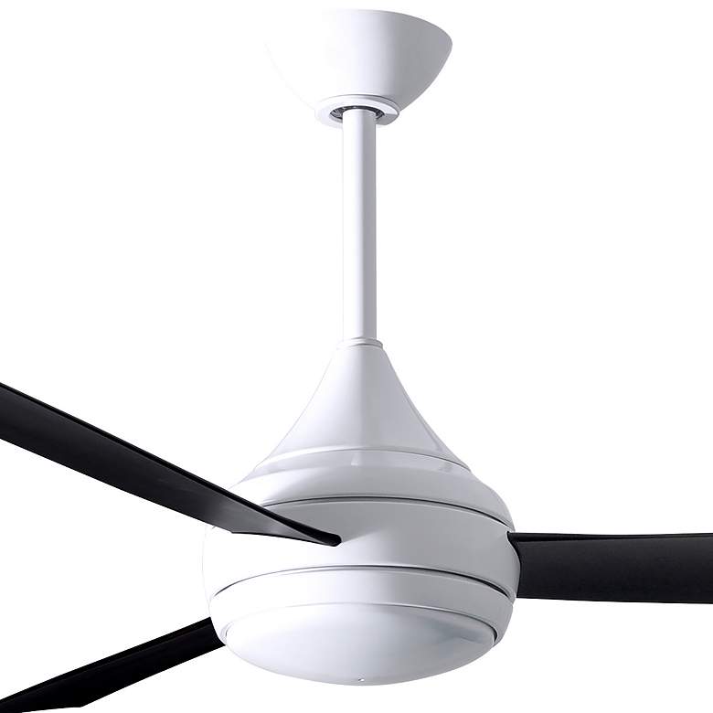 Image 5 52" Donaire Gloss White and Matte Black LED Ceiling Fan more views
