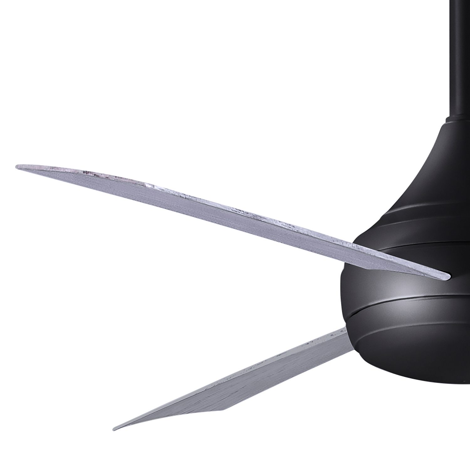 52" Donaire Matte Black and Barnwood Tone LED Ceiling Fan