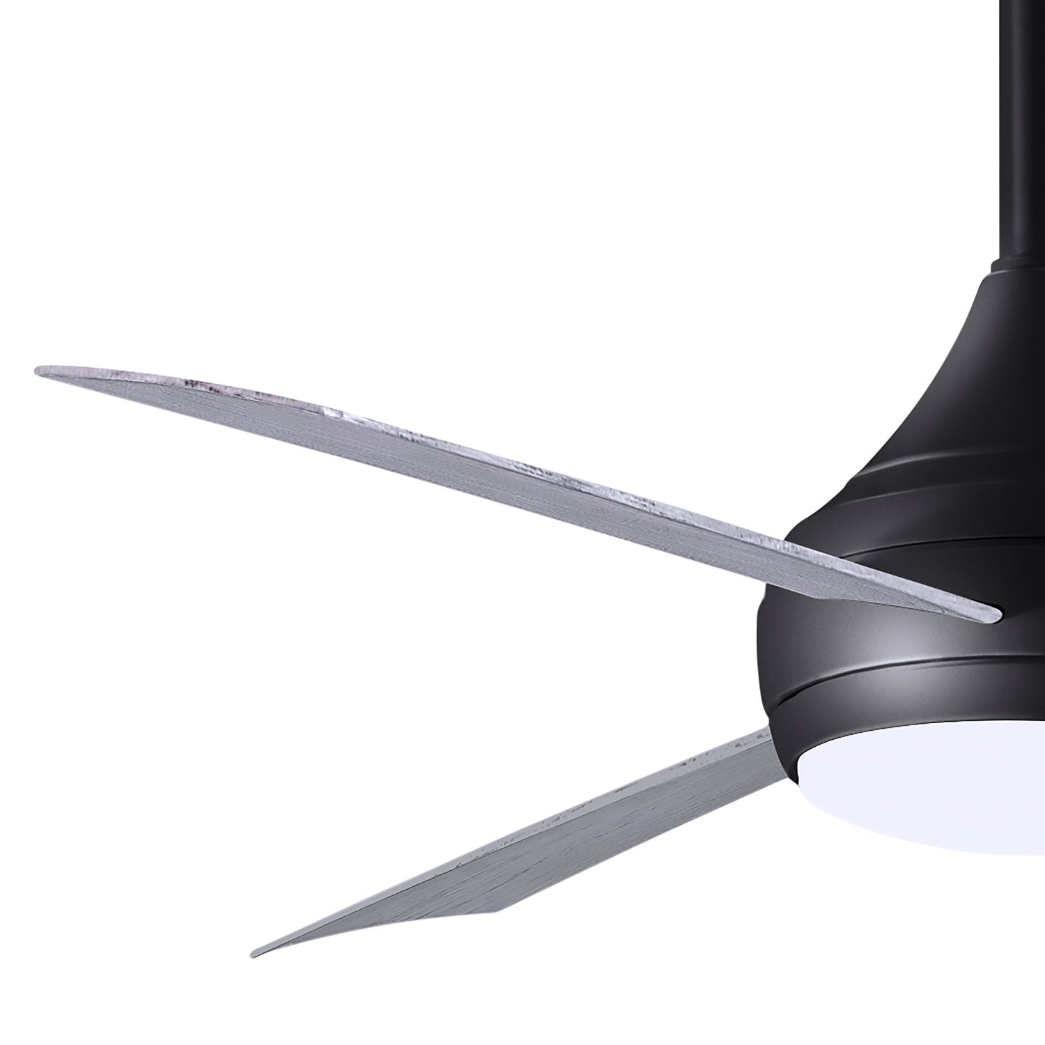 52" Donaire Matte Black and Barnwood Tone LED Ceiling Fan