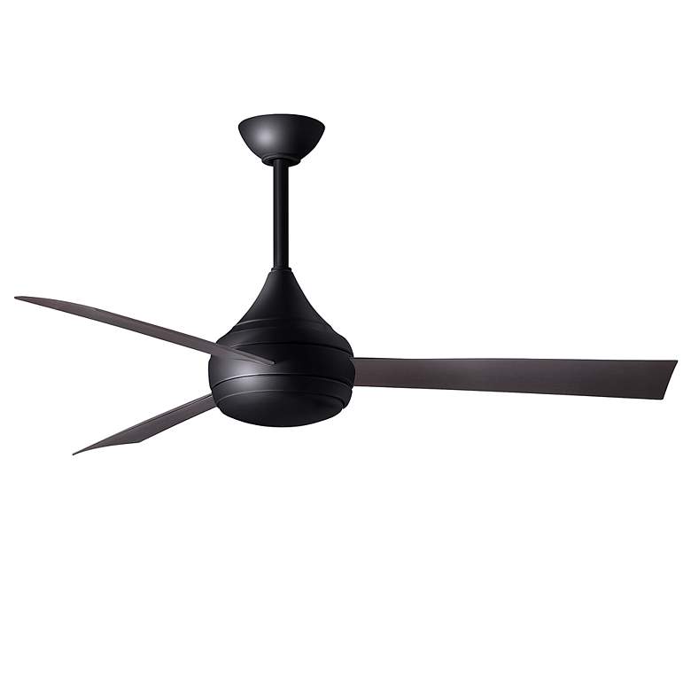 Image 2 52" Donaire Matte Black and Brushed Bronze LED Ceiling Fan more views