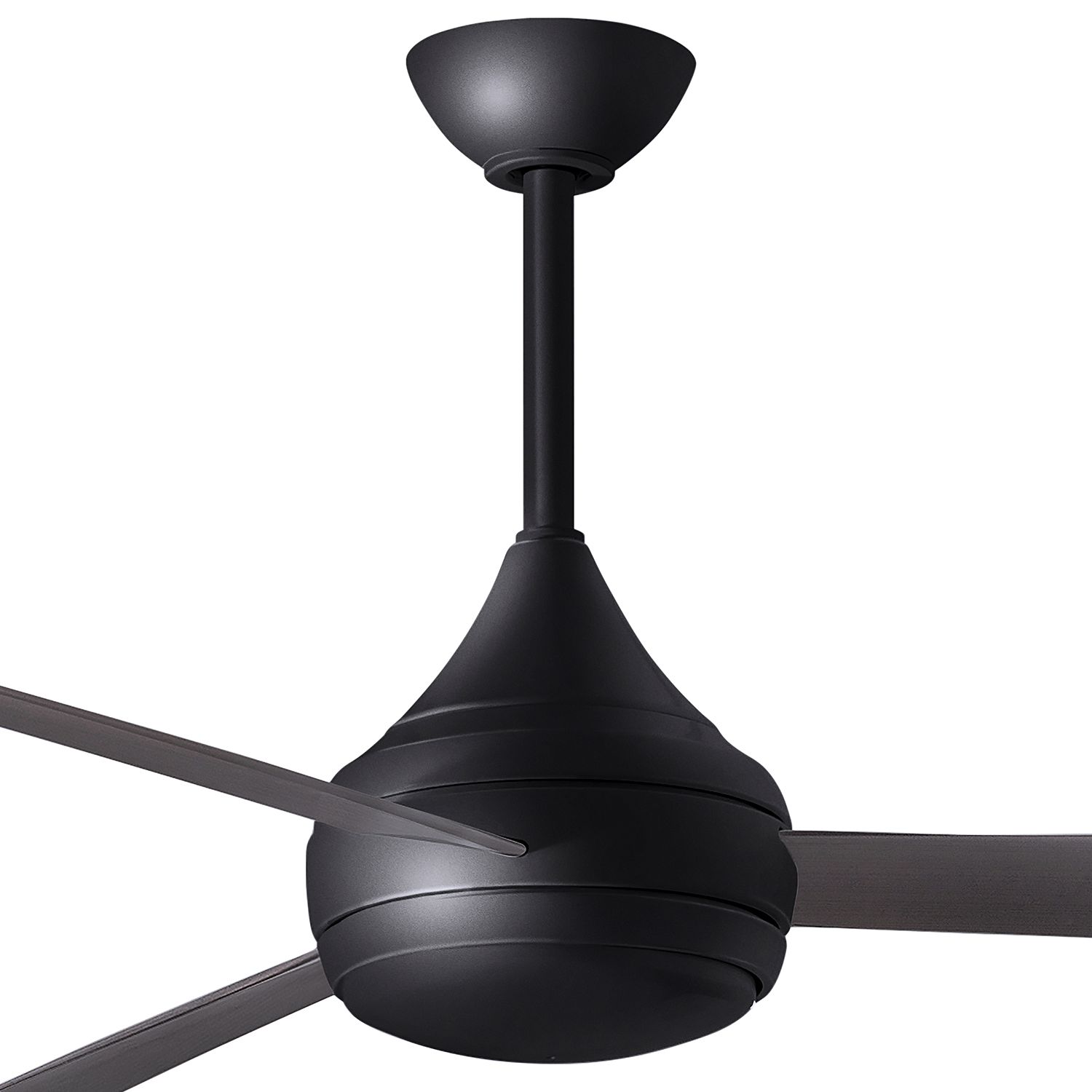 52" Donaire Matte Black and Brushed Bronze LED Ceiling Fan