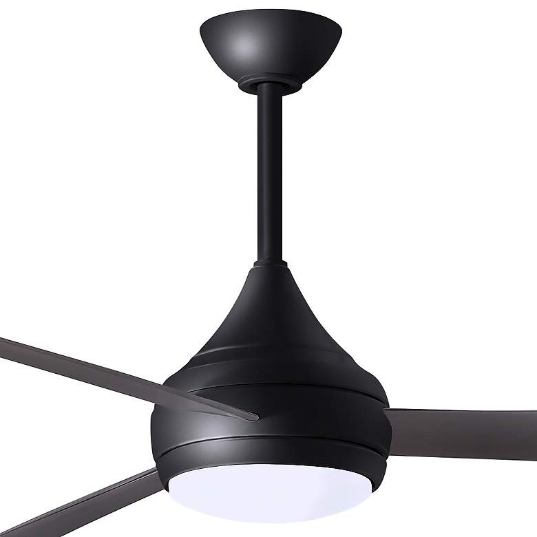 Image 7 52" Donaire Matte Black and Brushed Bronze LED Ceiling Fan more views