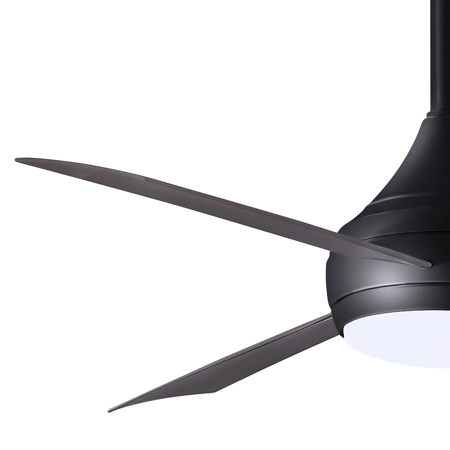52" Donaire Matte Black and Brushed Bronze LED Ceiling Fan