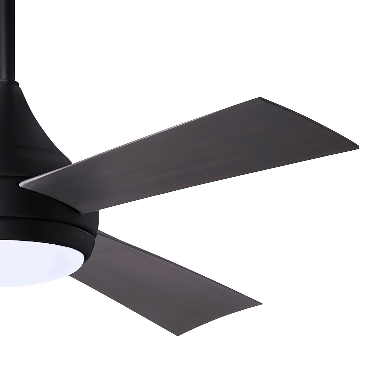 52" Donaire Matte Black and Brushed Bronze LED Ceiling Fan