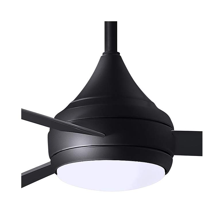 Image 2 52" Donaire Matte Black and Matte Black LED Ceiling Fan more views