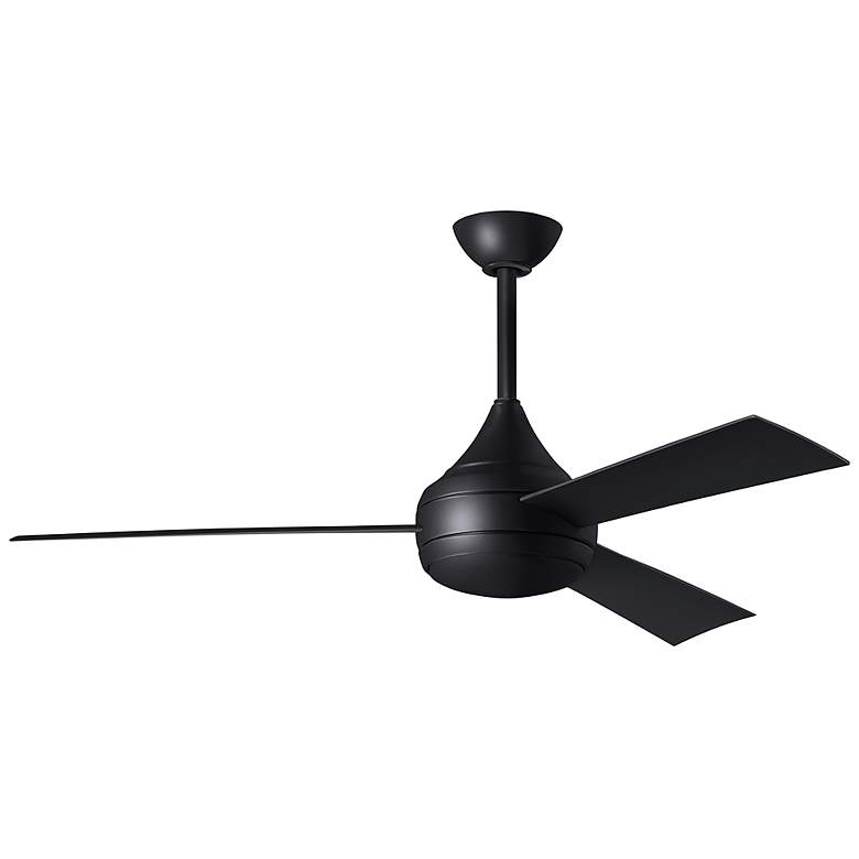 Image 4 52" Donaire Matte Black and Matte Black LED Ceiling Fan more views