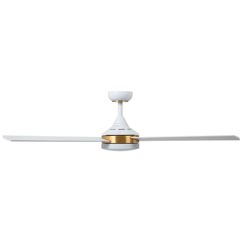 Image 4 52" Eglo Pierport Matte White LED Smart Ceiling Fan more views
