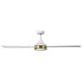 4_52" Eglo Pierport Matte White LED Smart Ceiling Fan more views